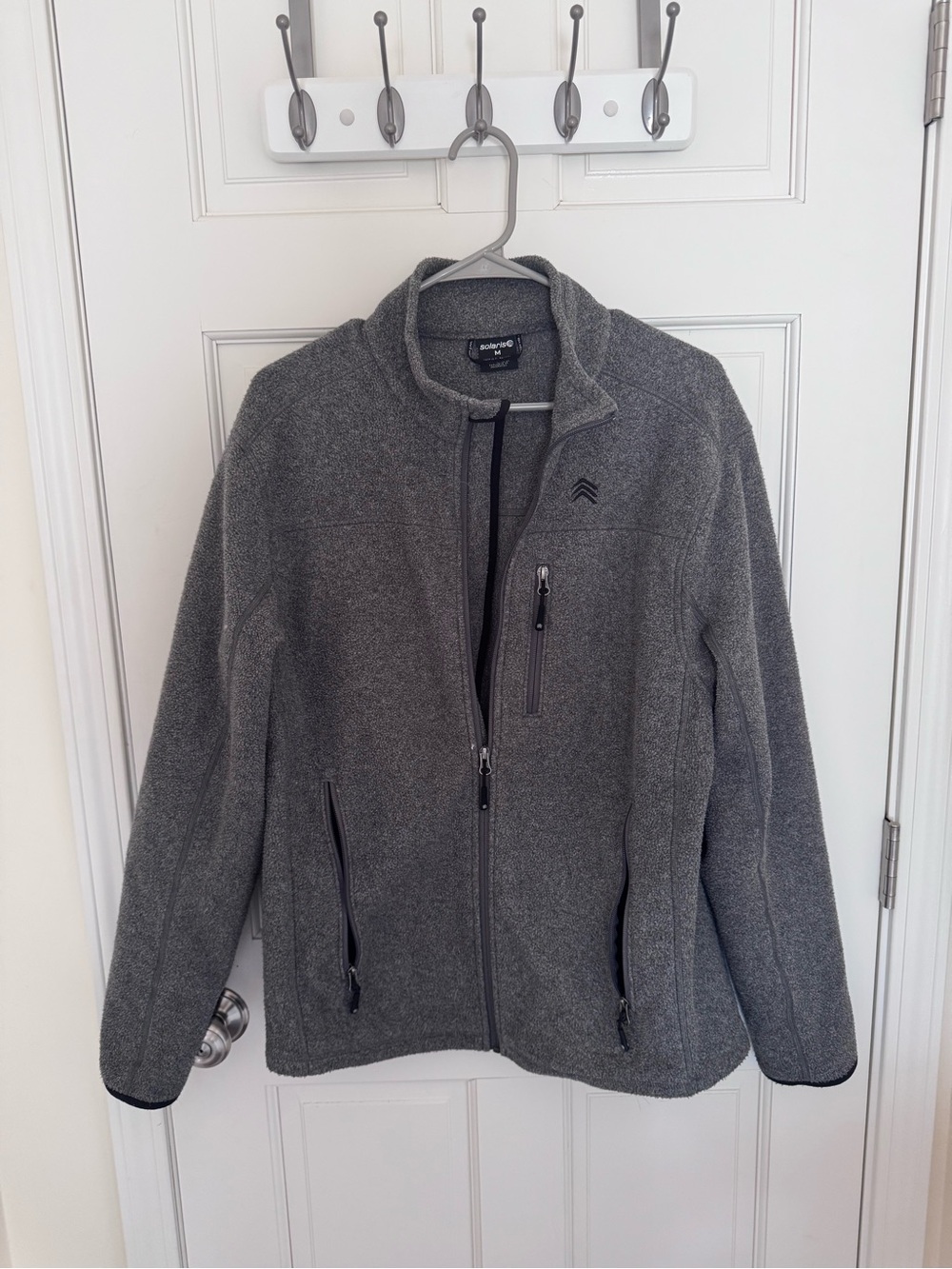 Solaris Women's Grey Lightweight Full-Zip Jacket